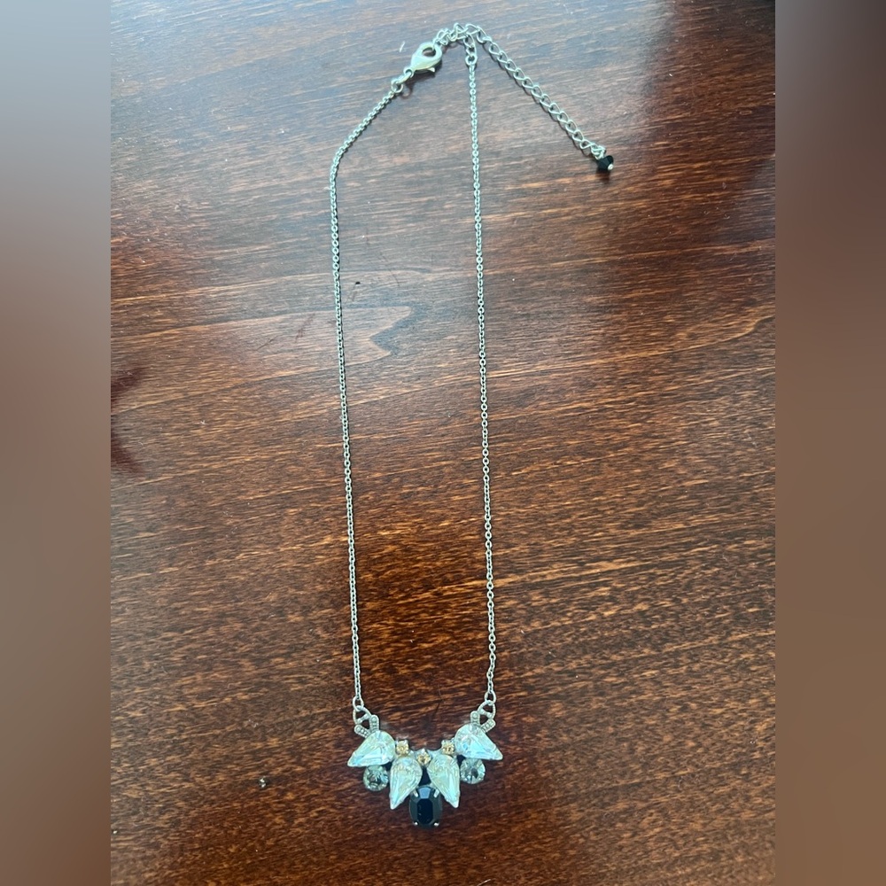 Sorrelli  Silver and Black Crystal Necklace - Picture 5 of 5